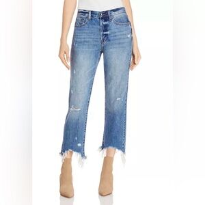 Pistola Charlie Distressed Straight Jeans - Size 26